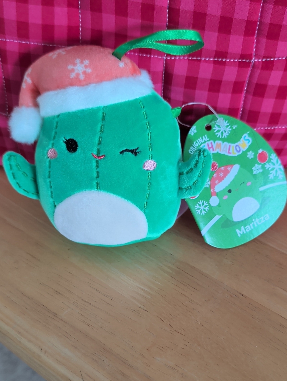 Squishmallows Maritza Green Cactus Plush Ornament